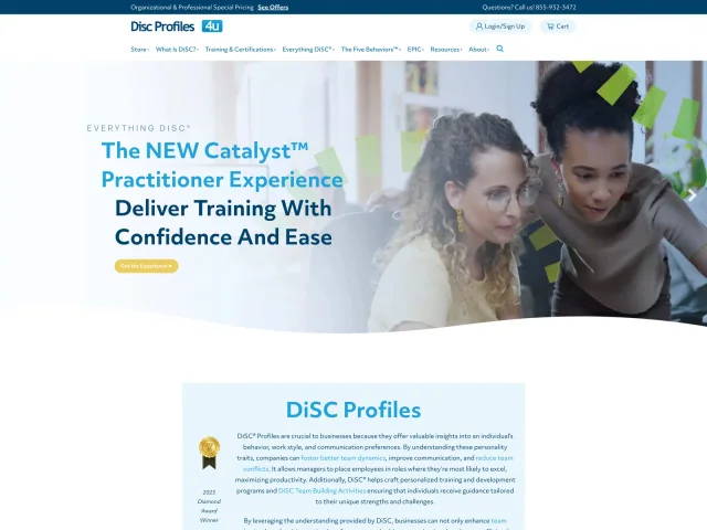 DiSC Profiles 4u, project capture 1