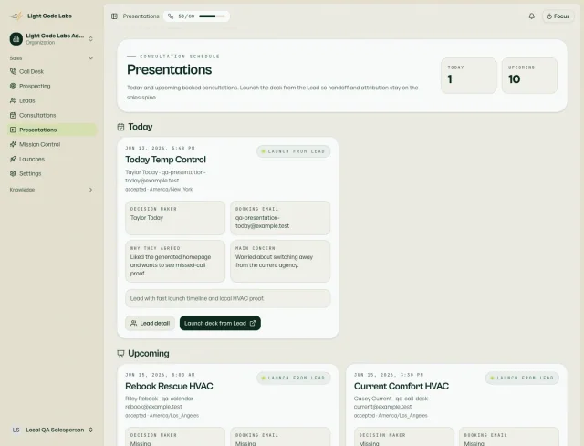 Light Code Labs, project capture 2