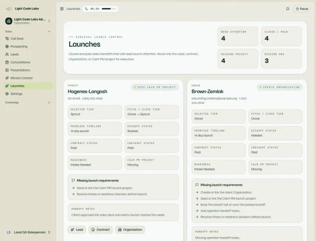 Light Code Labs, project capture 3