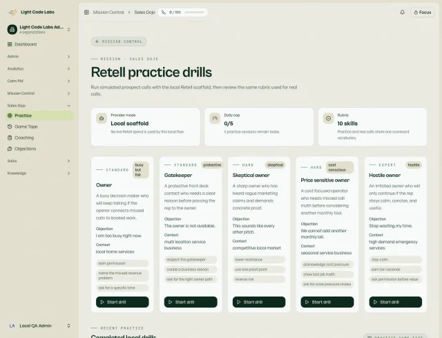 Light Code Labs, project capture 7